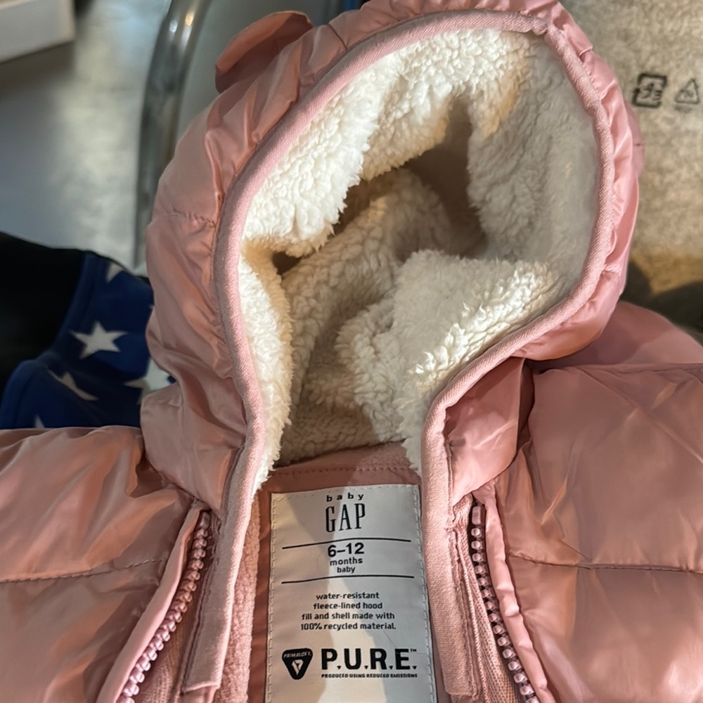 Baby GAP Pink Puffer Jacket